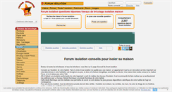 Desktop Screenshot of forum-isolation.com