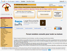 Tablet Screenshot of forum-isolation.com